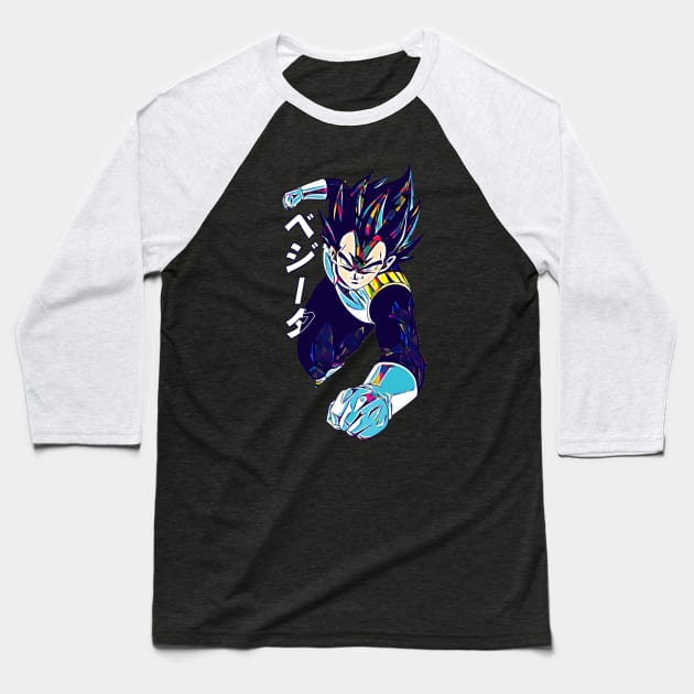 Vegeta Dragon Ball Baseball T-Shirt by Retrostyle